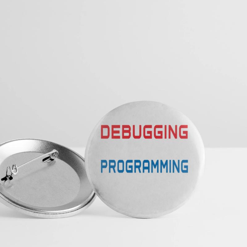 Debugging-Programmierung Buttons klein 25 mm (5er Pack)