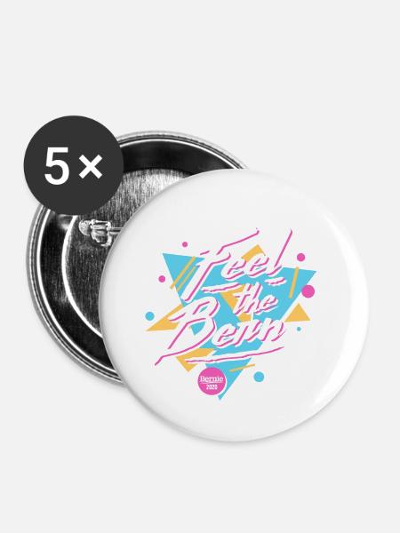 Fühle das Bern - Buttons klein 25 mm (5er Pack) - Weiß