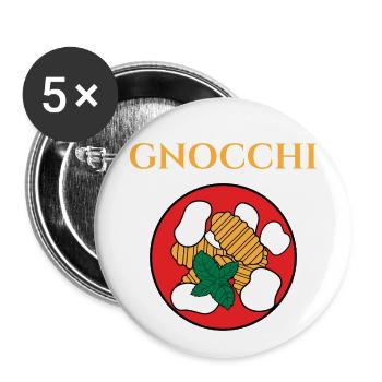 Gnocchi Bowl - Buttons small 1''/25 mm (5-pack) - white - Front