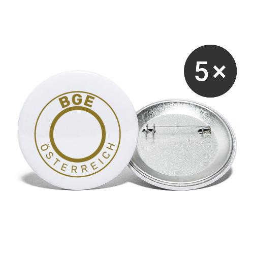 BGE-Österreich - Buttons klein 25 mm (5er Pack)