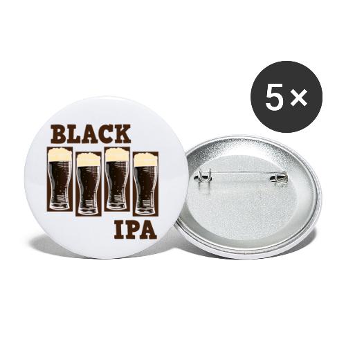 BLACK IPA - Paquete de 5 chapas pequeñas (25 mm)