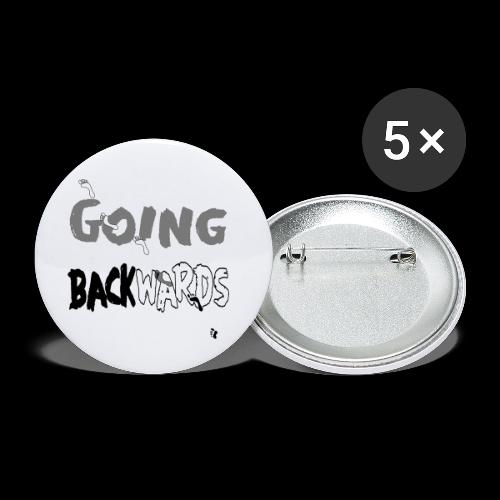 backwardgoing - Buttons klein 25 mm (5er Pack)