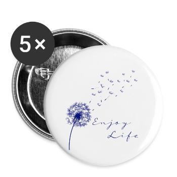 Enjoy Life Dandelion Dandelion Ease - Buttons small 1''/25 mm (5-pack) - white - Front