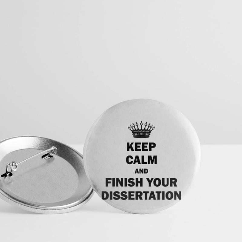 Dissertation Phd Student Geschenk Buttons klein 25 mm (5er Pack)