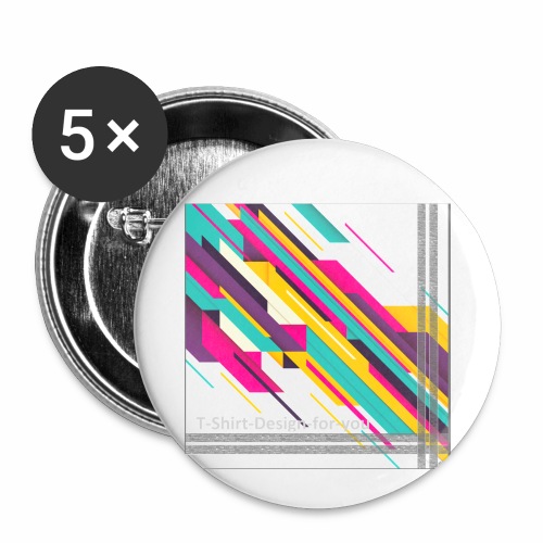 Logo - Buttons klein 25 mm (5er Pack)