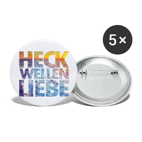SuK - Heckwellen Liebe - Buttons klein 25 mm (5er Pack)