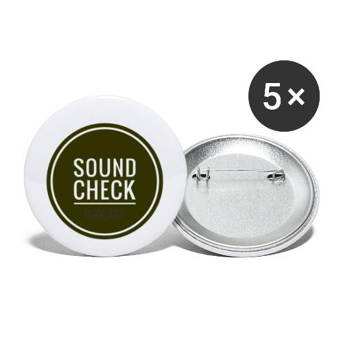 Sound Check - Confezione da 5 spille piccole (25 mm)