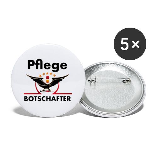 Pflegebotschafter.com - Buttons klein 25 mm (5er Pack)