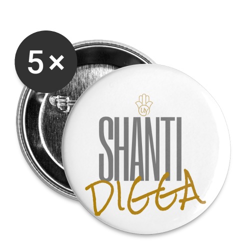 SHanti 2 - Buttons klein 25 mm (5er Pack)