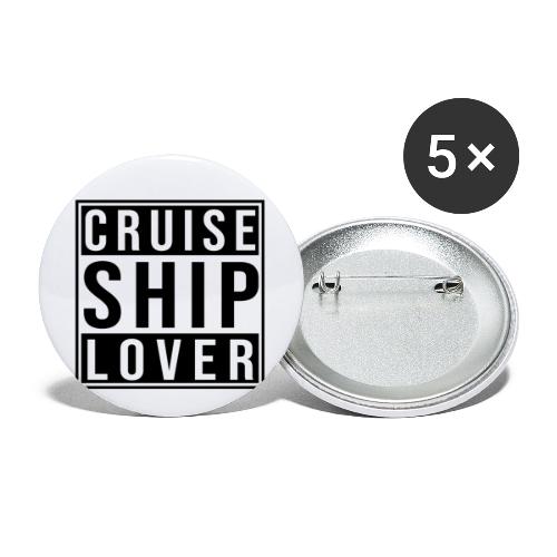 Kreuzfluenzer - Cruise Ship Lover - Buttons klein 25 mm (5er Pack)