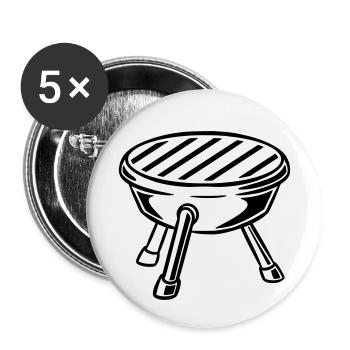 grill - Buttons small 1''/25 mm (5-pack) - white - Front