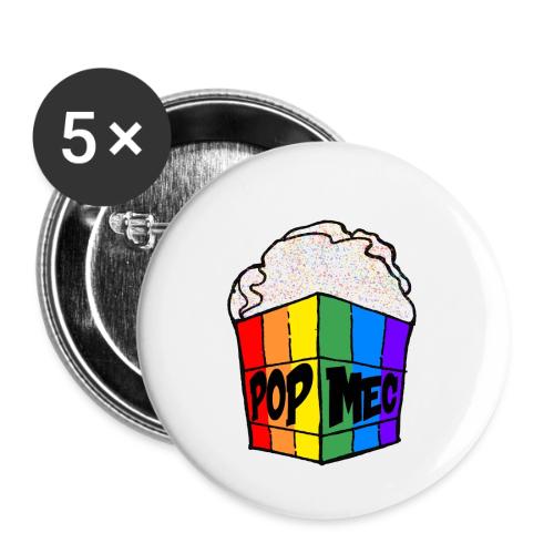 PopMeC logo special edition - Buttons small 1''/25 mm (5-pack)