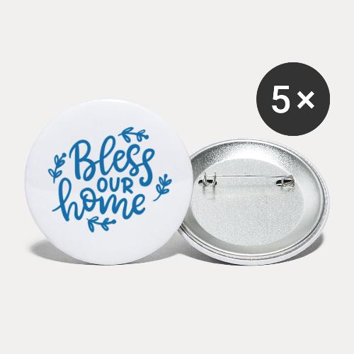 Bless our home - Buttons klein 25 mm (5er Pack)