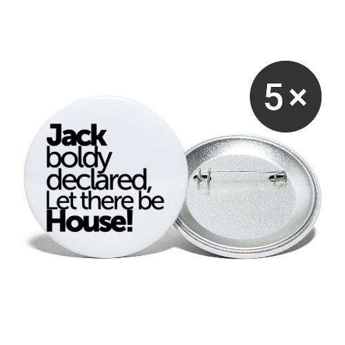Jack boldy declared - Buttons klein 25 mm (5er Pack)