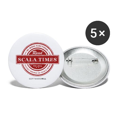 ScalaTimes - Przypinka mała 25 mm (pakiet 5 szt.)