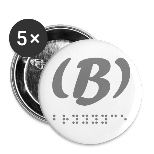 Logo série émeraude 1.0 - Lot de 5 petits badges (25 mm)