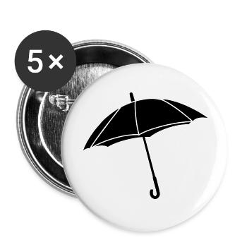 Umbrella - Buttons small 1''/25 mm (5-pack) - white - Front