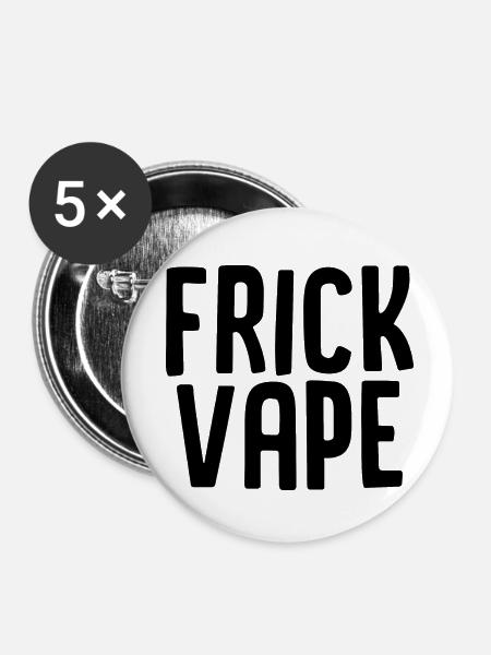 Frick Vape - Buttons klein 25 mm (5er Pack) - Weiß