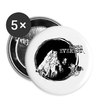 Everest - Buttons small 1''/25 mm (5-pack) - white - Front