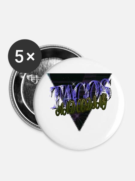 quote computer humour programming - Buttons klein 25 mm (5er Pack) - Weiß