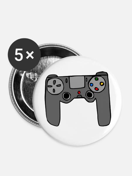 Controller - Buttons klein 25 mm (5er Pack) - Weiß