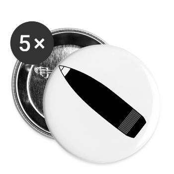 Grenade - Lot de 5 petits badges (25 mm) - blanc - Devant