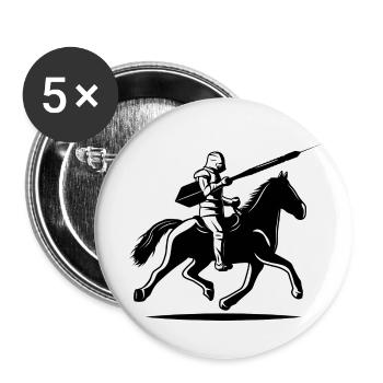 Dart Rider - Buttons small 1''/25 mm (5-pack) - white - Front