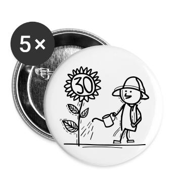 Well maintained 30 years - Buttons small 1''/25 mm (5-pack) - white - Front