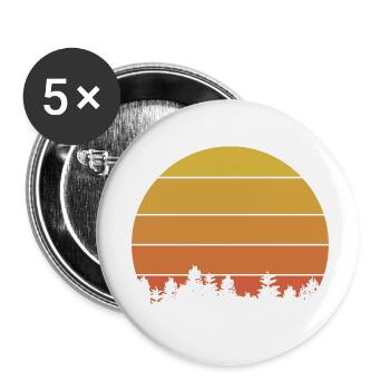vintage classic - Buttons small 1''/25 mm (5-pack) - white - Front