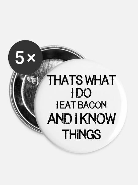 Dancing Dance Music - Buttons klein 25 mm (5er Pack) - Weiß