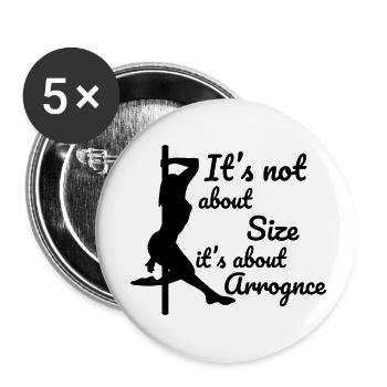 Dancing Dance Music - Buttons klein 25 mm (5er Pack) - Weiß - Vorne