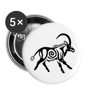 Sable - Buttons small 1''/25 mm (5-pack) - white - Front