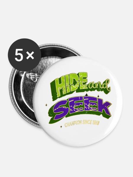 fathersday profession computer language - Buttons klein 25 mm (5er Pack) - Weiß