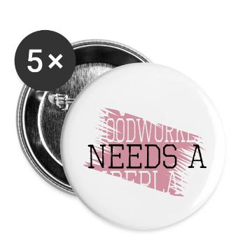 birthday present funny jokes apprentice - Buttons klein 25 mm (5er Pack) - Weiß - Vorne