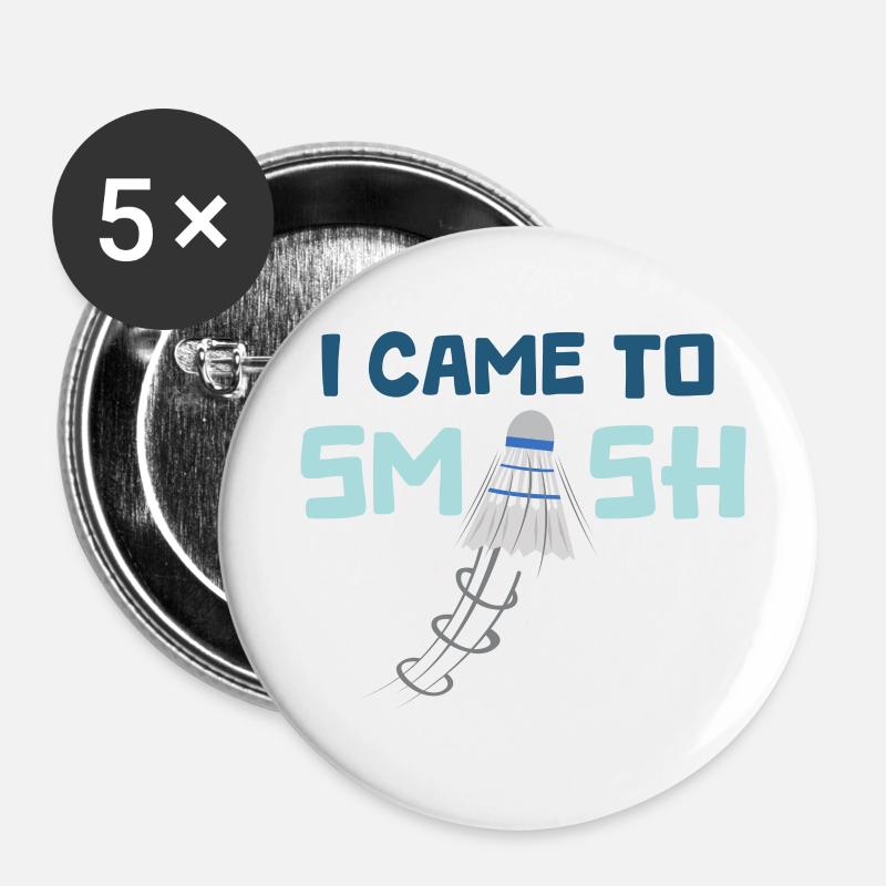 I came to smash - Buttons small 1''/25 mm (5-pack) - white