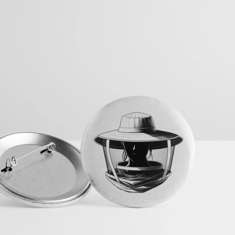 You can leave your hat on! Buttons klein 25 mm (5er Pack)