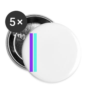 Music is my Drug Medizin Spruch Musik Droge Party - Buttons klein 25 mm (5er Pack) - Weiß - Vorne