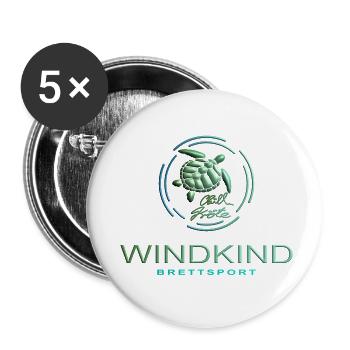 Chill toad - Buttons small 1''/25 mm (5-pack) - white - Front