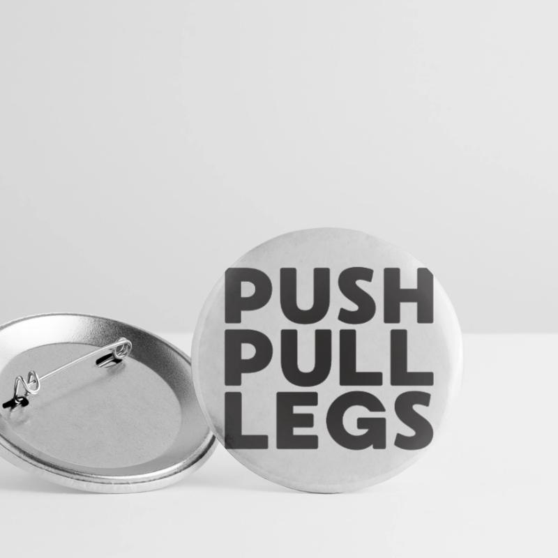 Push Pull Jambes Répéter Entraînementssplit Lot de 5 petits badges (25 mm)