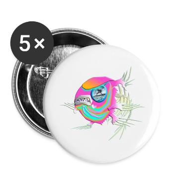 Eastcoastspreat - Buttons klein 25 mm (5er Pack) - Weiß - Vorne