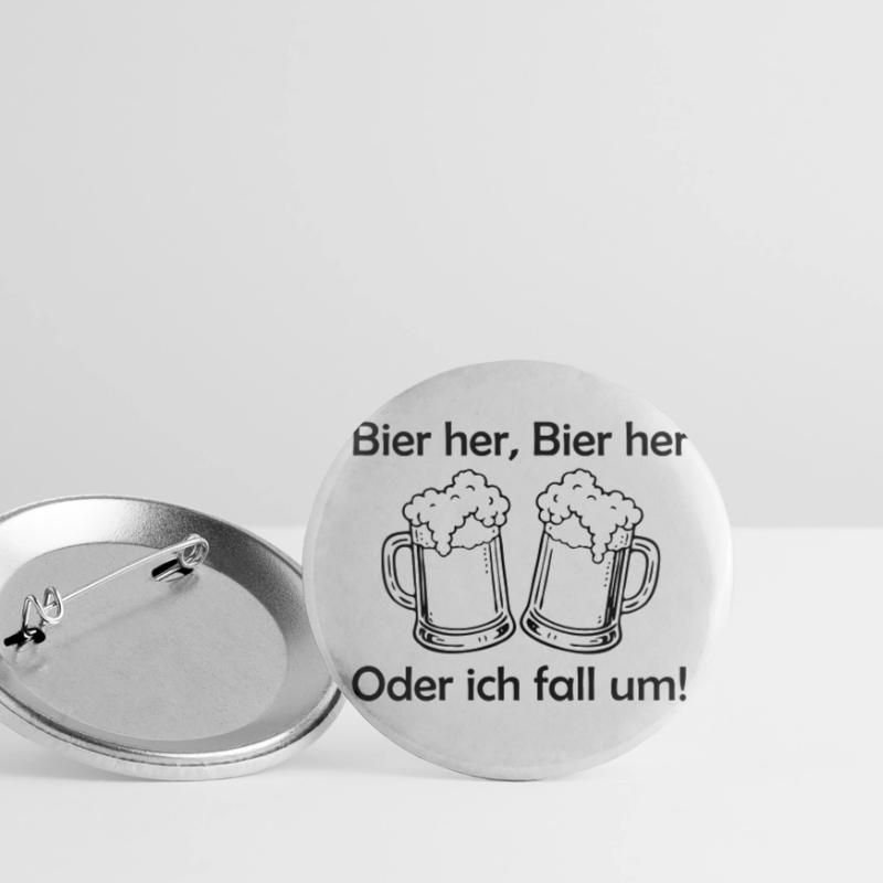 Bees here, Bees here - oder ich fall um! Buttons small 1''/25 mm (5-pack)