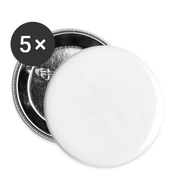 krallen - Buttons klein 25 mm (5er Pack) - Weiß - Vorne