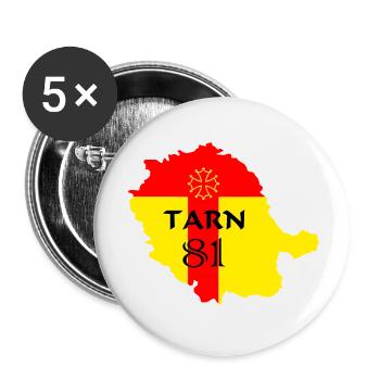 Tarn 81 - Buttons small 1''/25 mm (5-pack) - white - Front