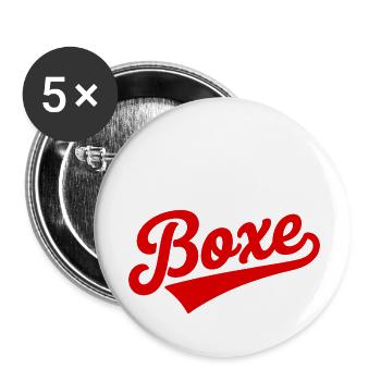 Ich kann nicht Boxen, Humor, Sportkampf - Buttons klein 25 mm (5er Pack) - Weiß - Vorne