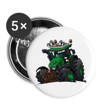 1095_GroeneTrekker - Buttons klein 25 mm (5er Pack) - Weiß - Vorne