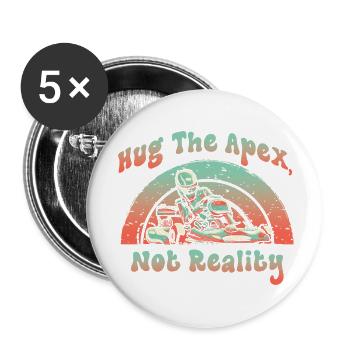 Hue: Der Spitzepunkt, nicht die Realität - Buttons klein 25 mm (5er Pack) - Weiß - Vorne