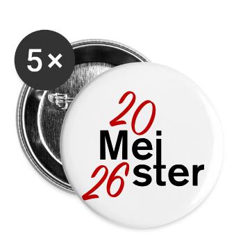 Champion 2026 Championship - Buttons small 1''/25 mm (5-pack) - white - Front