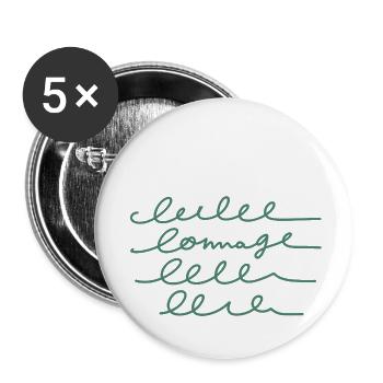 Un médecin intelligent Étudiant en médecine Médecin en pratique Médecin - Lot de 5 petits badges (25 mm) - blanc - Devant