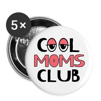 Maman drôle Mamie Motif de cadeau pour la fête des mères Humour - Lot de 5 petits badges (25 mm) - blanc - Devant