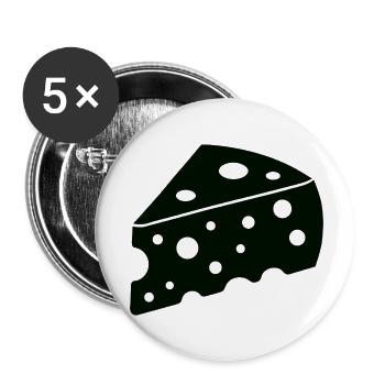 Swiss cheese - Buttons small 1''/25 mm (5-pack) - white - Front